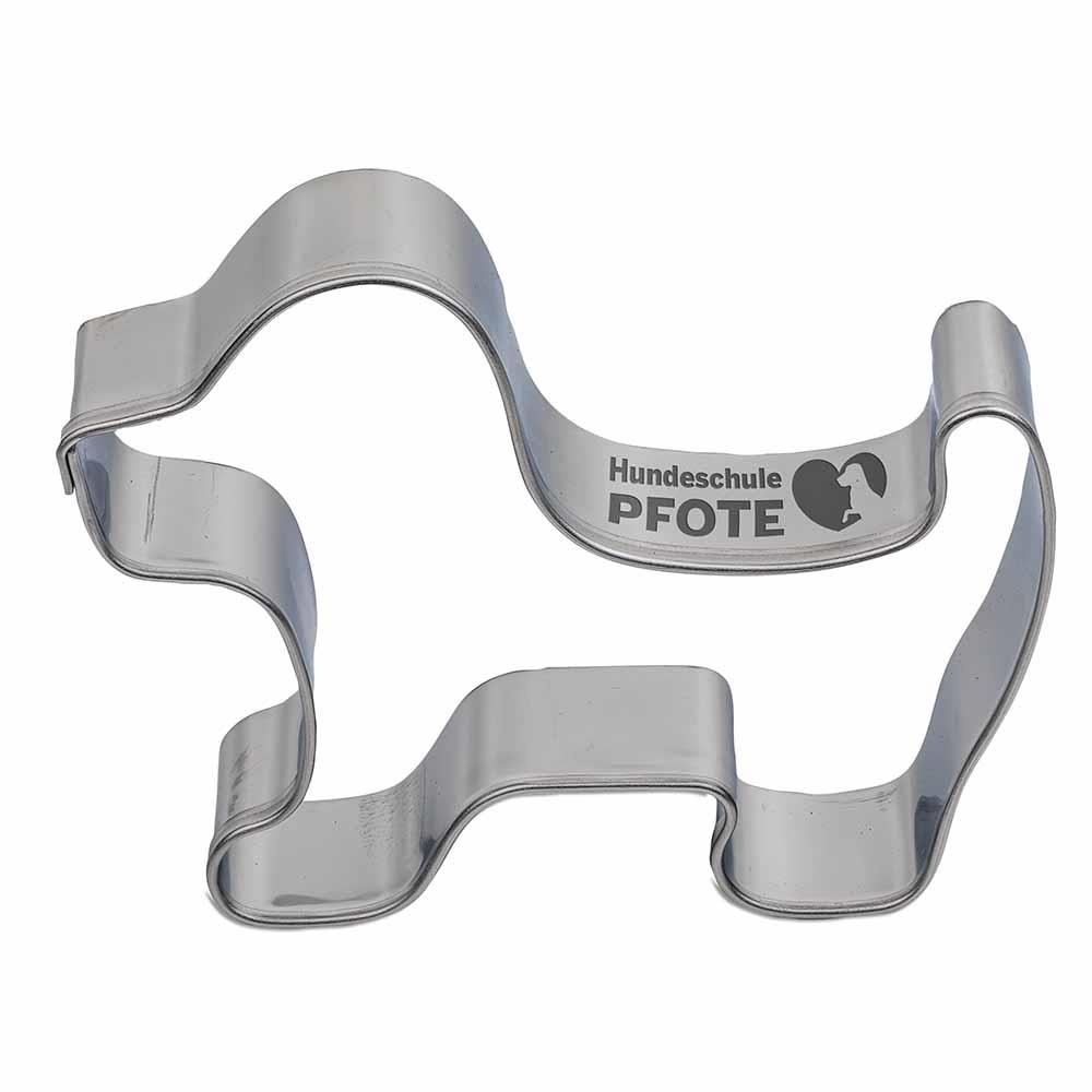 Backförmchen Single-Pack - Haustiere - Hund 4/0-c, Lasergravur