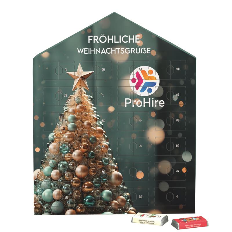 Täfelchen Adventskalender Haus