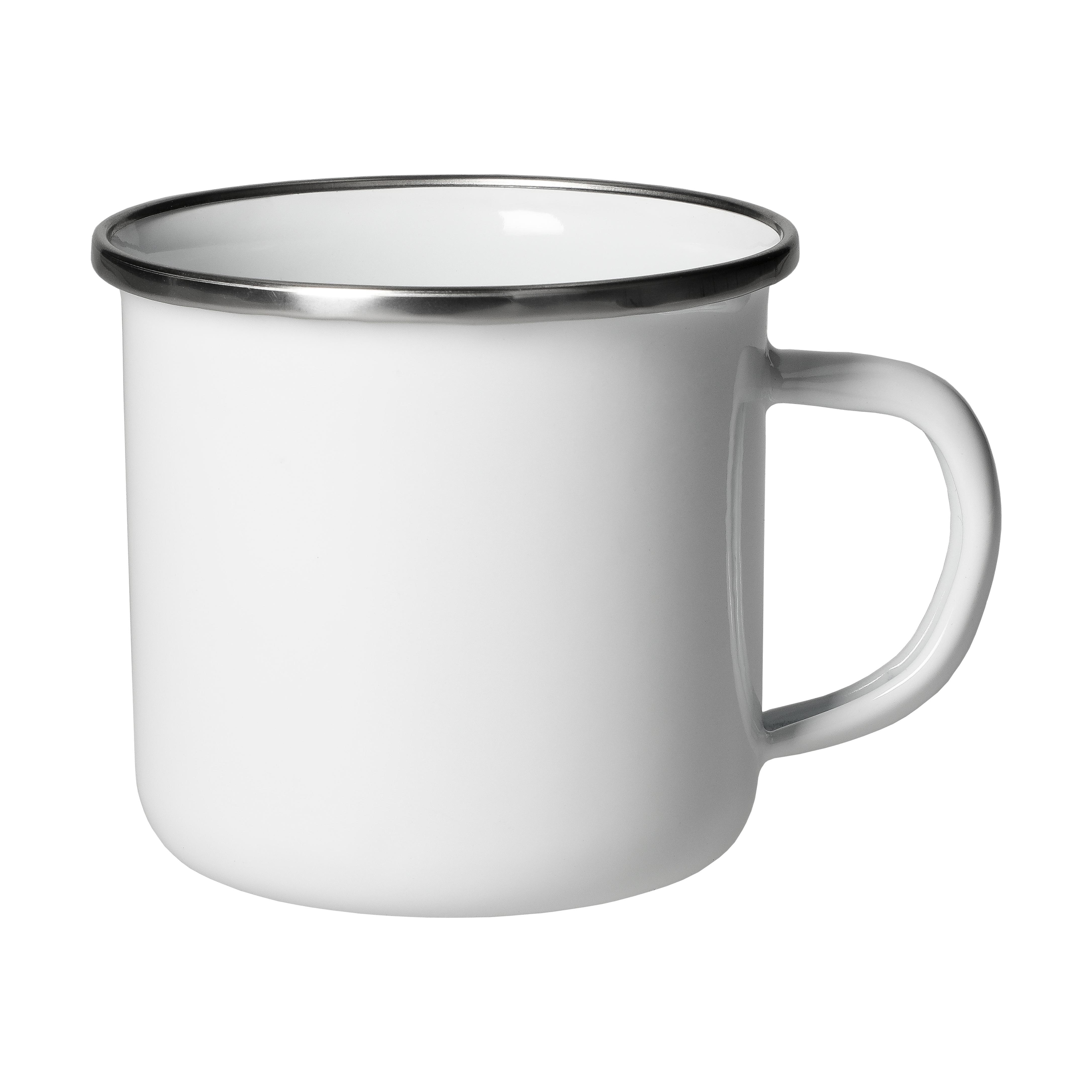 Emaille-Becher ´Cozy´,300 ml, weiß
