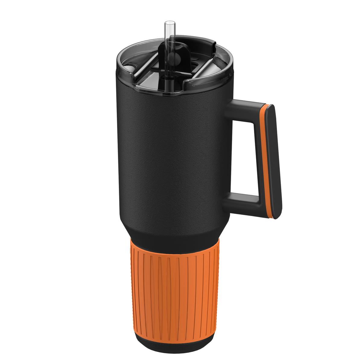 orange, schwarz