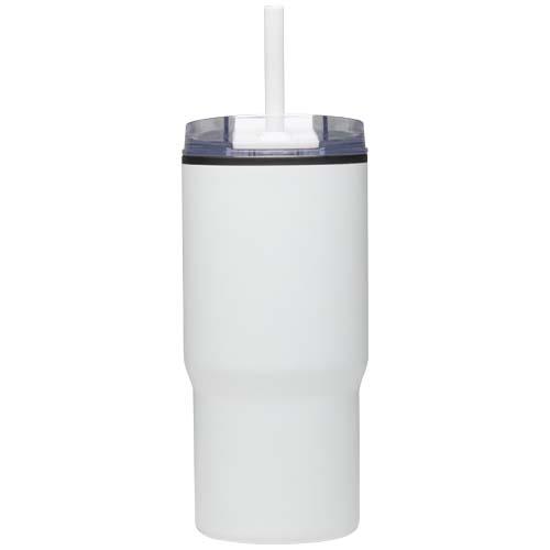 Westin 540 ml RCS Becher aus recyceltem Material, doppelwandig isoliert, mit Trinkhalm