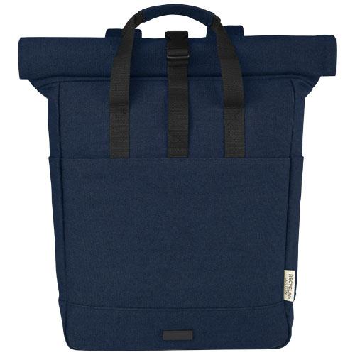 Joey 15´ GRS Rolltop Laptoprucksack aus recyceltem Canvas 15 L