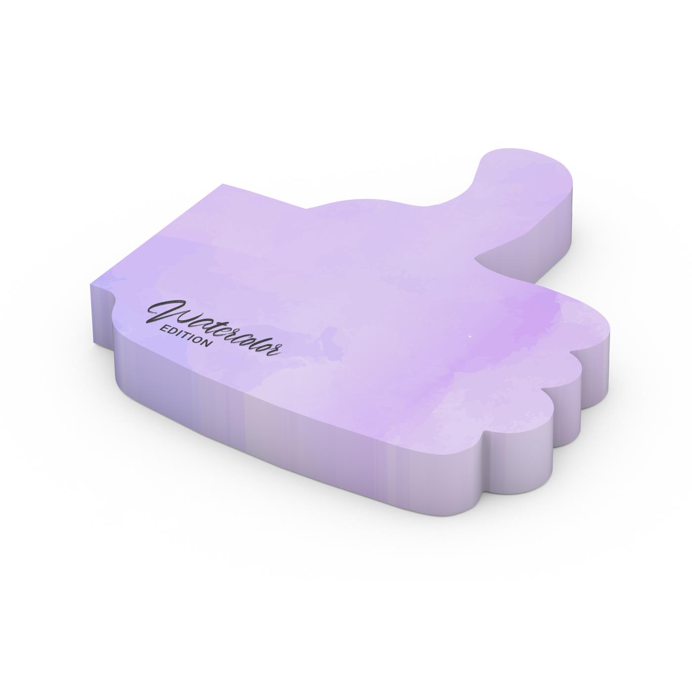 Haftnotizblock Form 100 × 72 mm formgestanzt