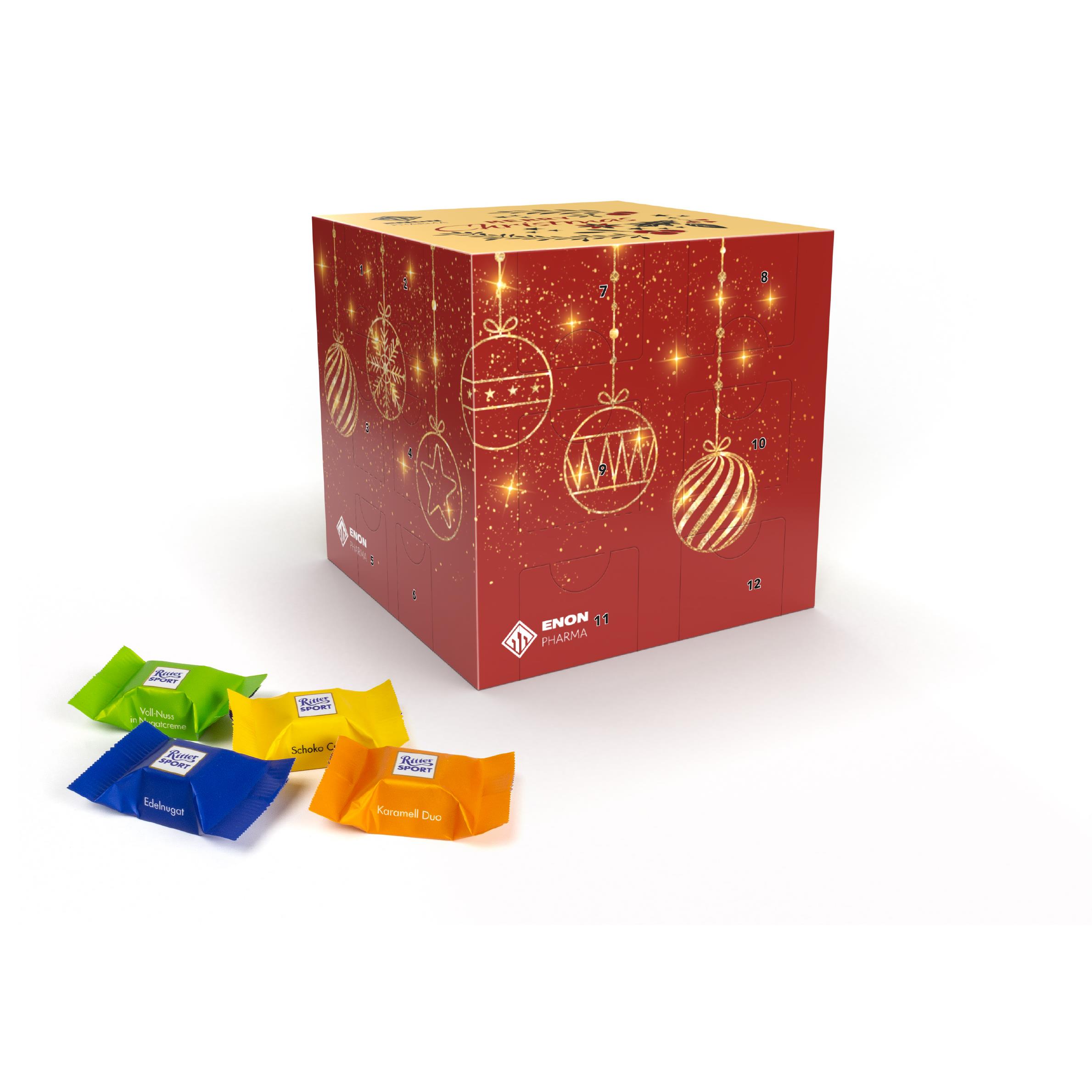 Ritter Sport Adventskalender ´Würfel´ Eco