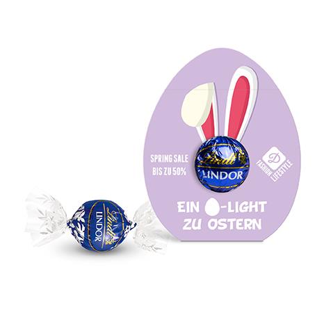 Lindt Lindor Kugel in Werbekartonage ´Osterei´