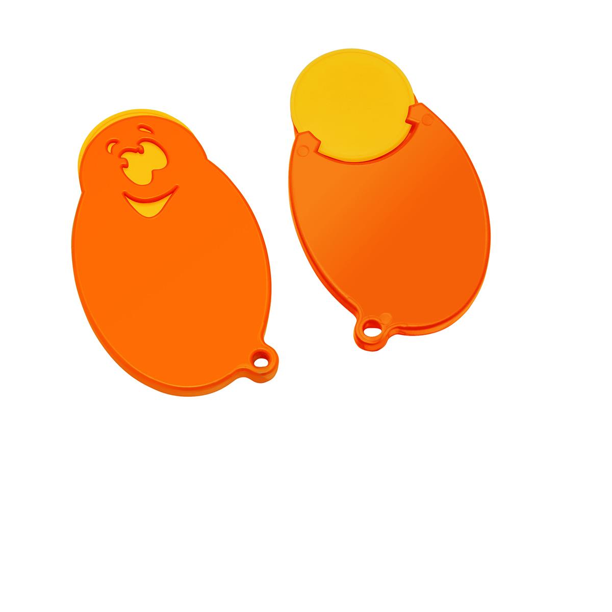 Chip gelb, Chiphalter orange