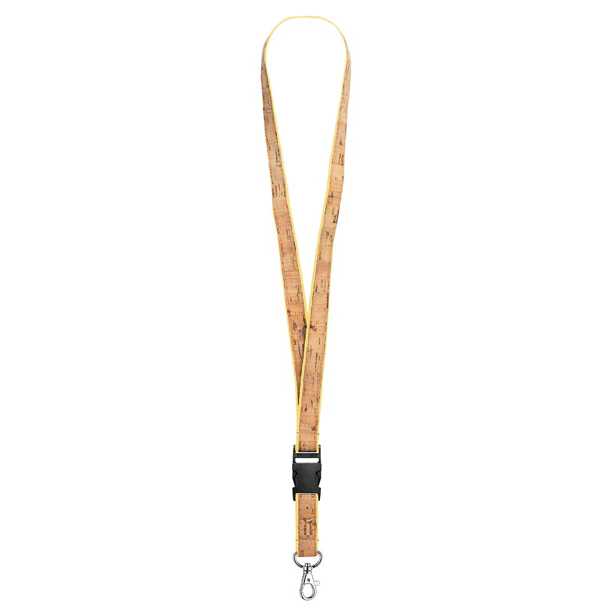 Band Pastellgelb (ca. Pantone PYC), Korkband beige