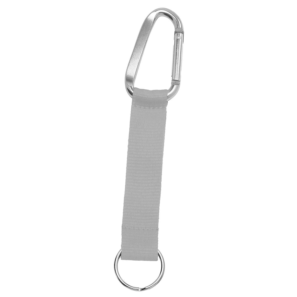 Grundfarbe Silber (ca. Pantone 877C), Karabiner silber