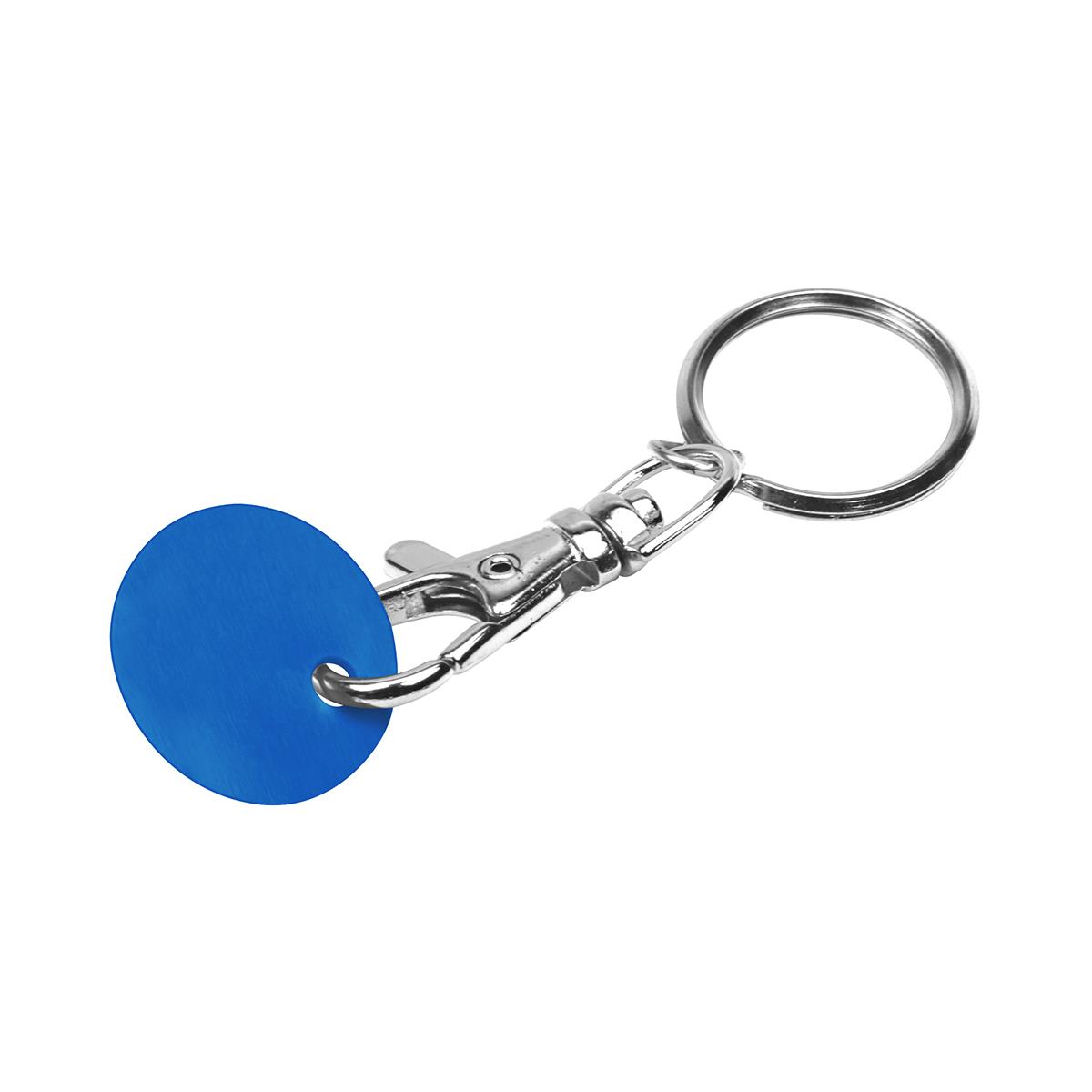 Karabiner silber, Chip blau