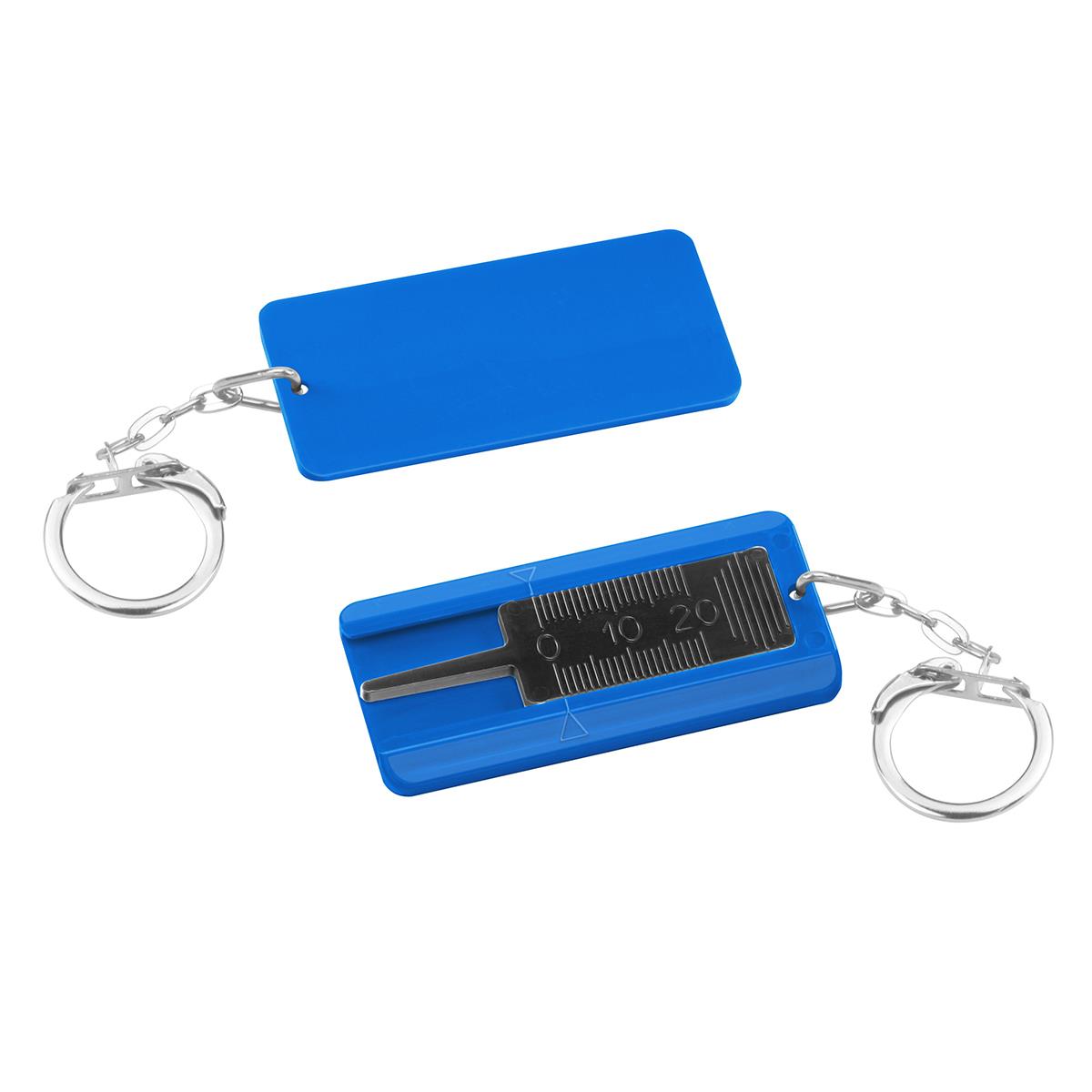 Prüfer schwarz, Gehäuse blau