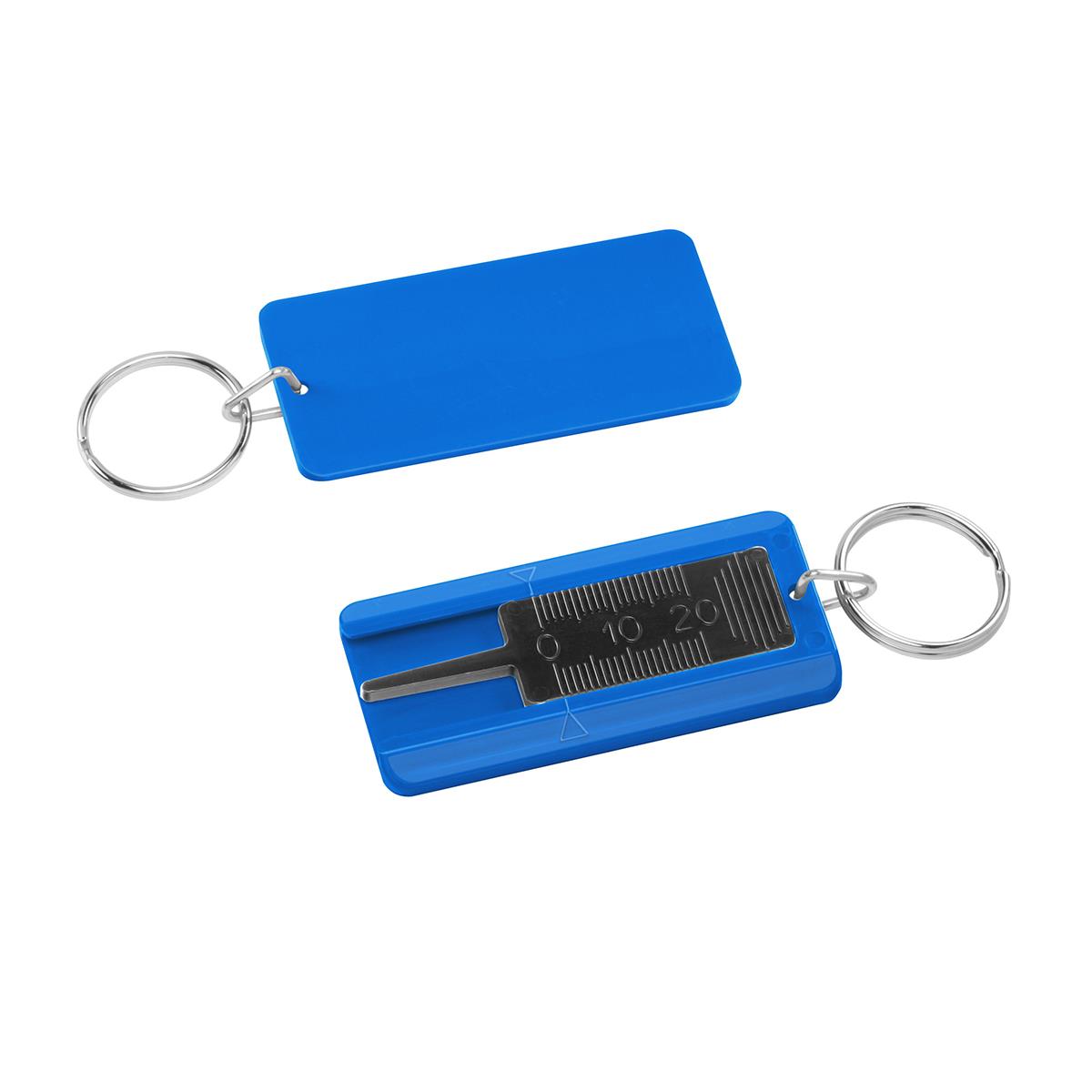 Prüfer schwarz, Gehäuse blau