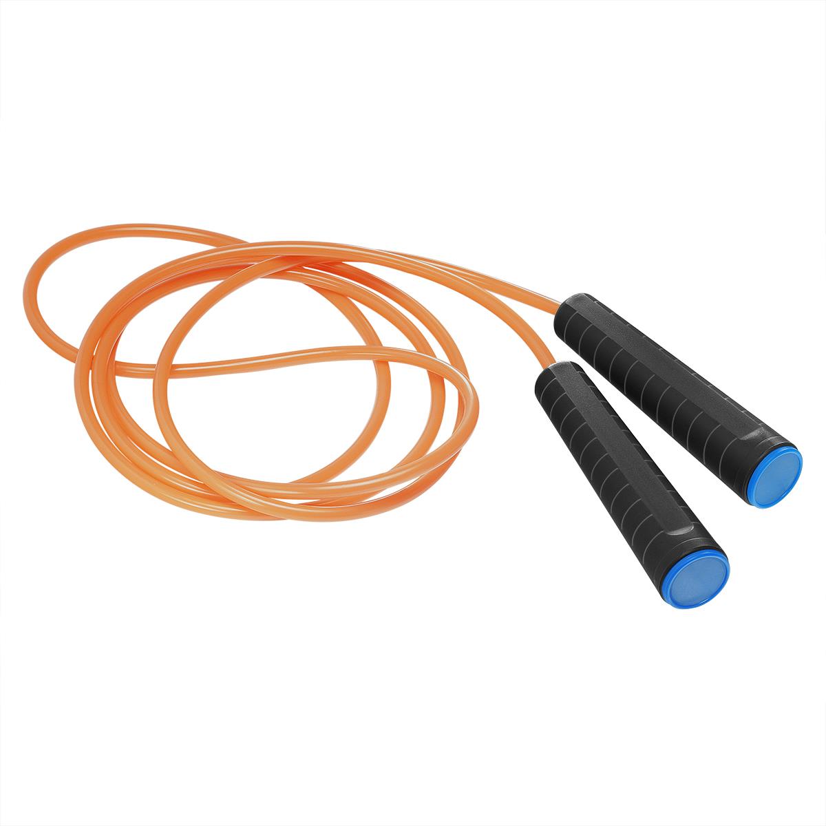 Griff schwarz, Deckel blau, Seil neonorange