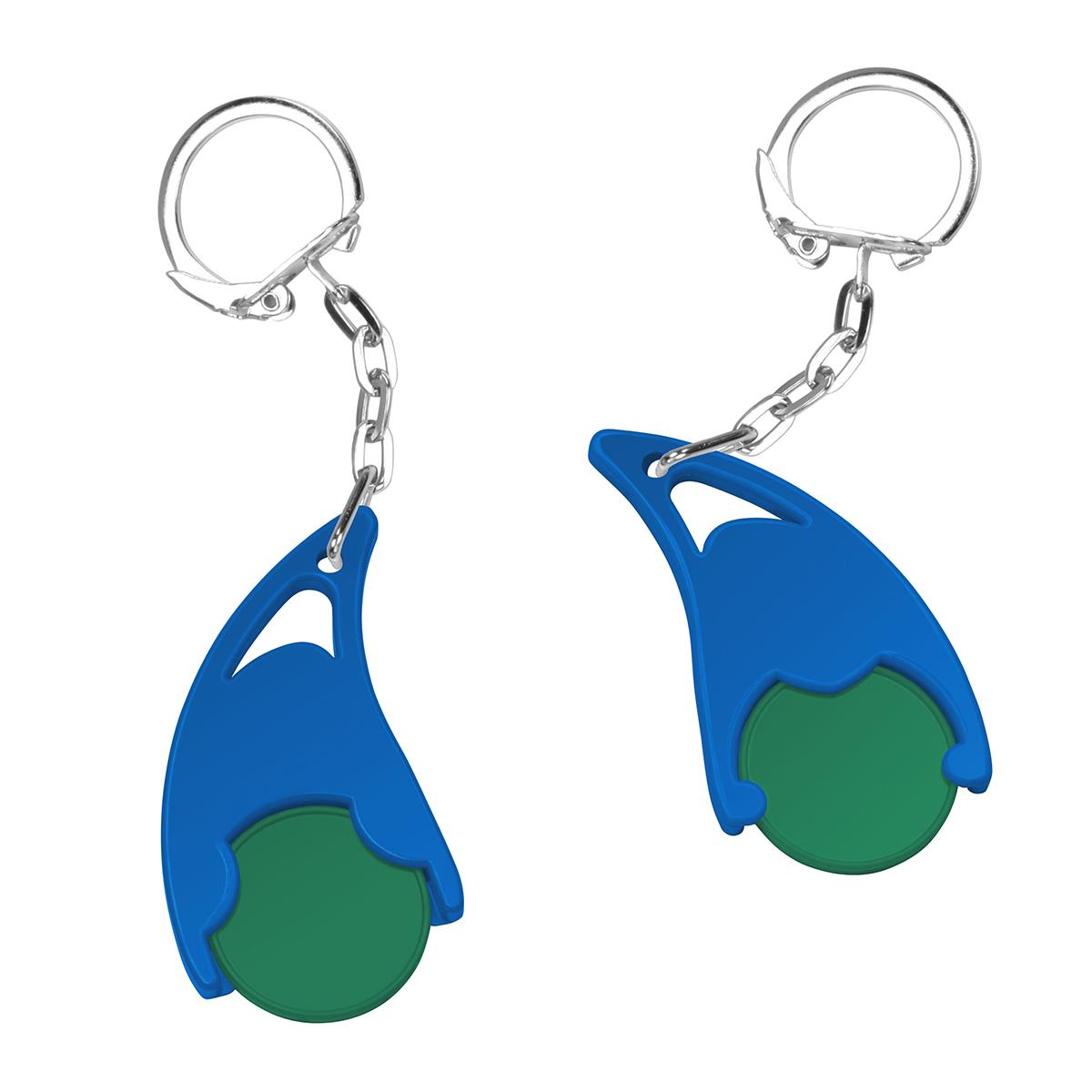 Chip grün, Chiphalter blau