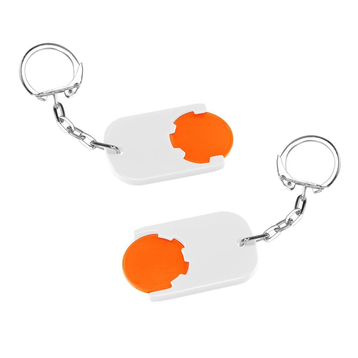 Chip orange, Chiphalter weiß