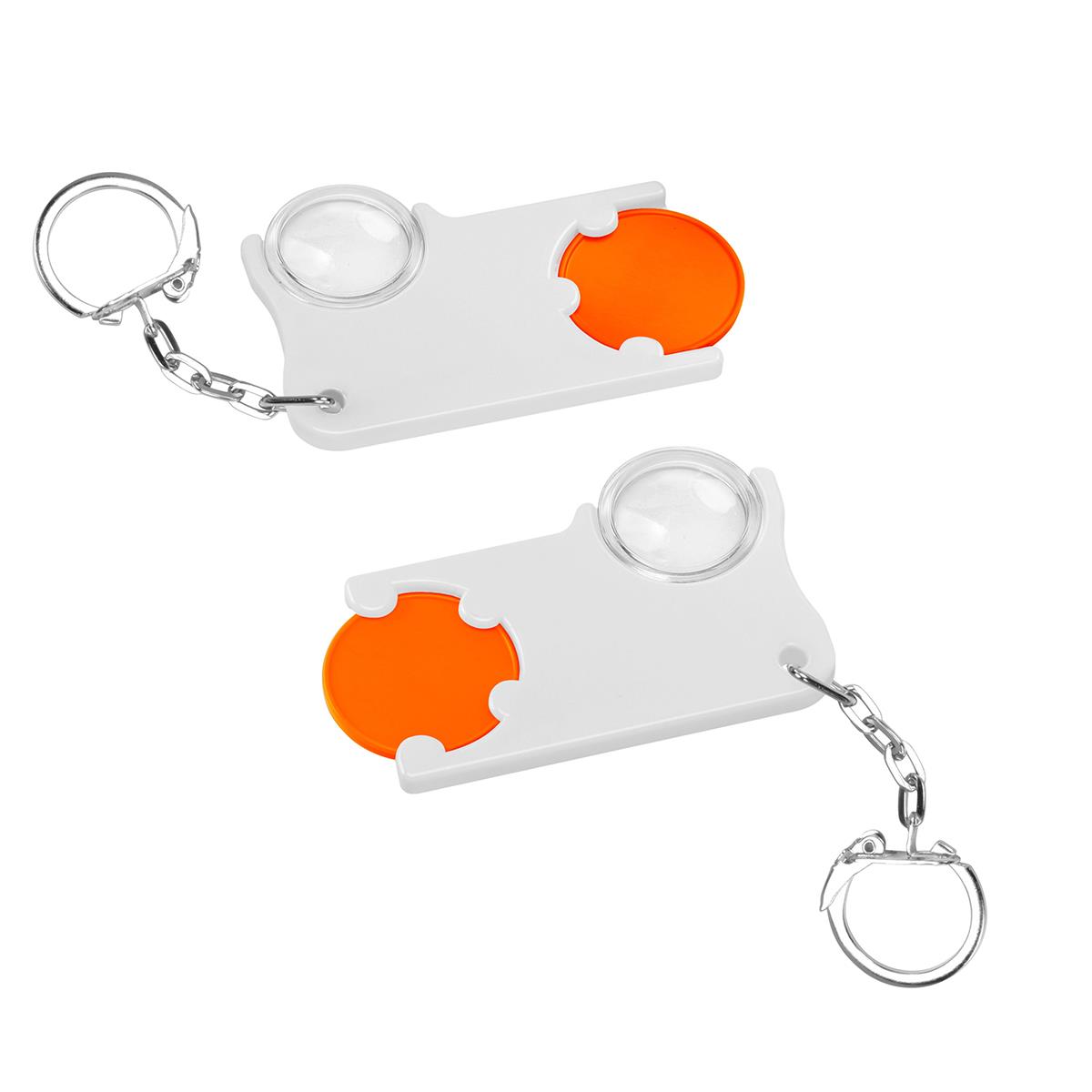 Chip orange, Chiphalter weiß