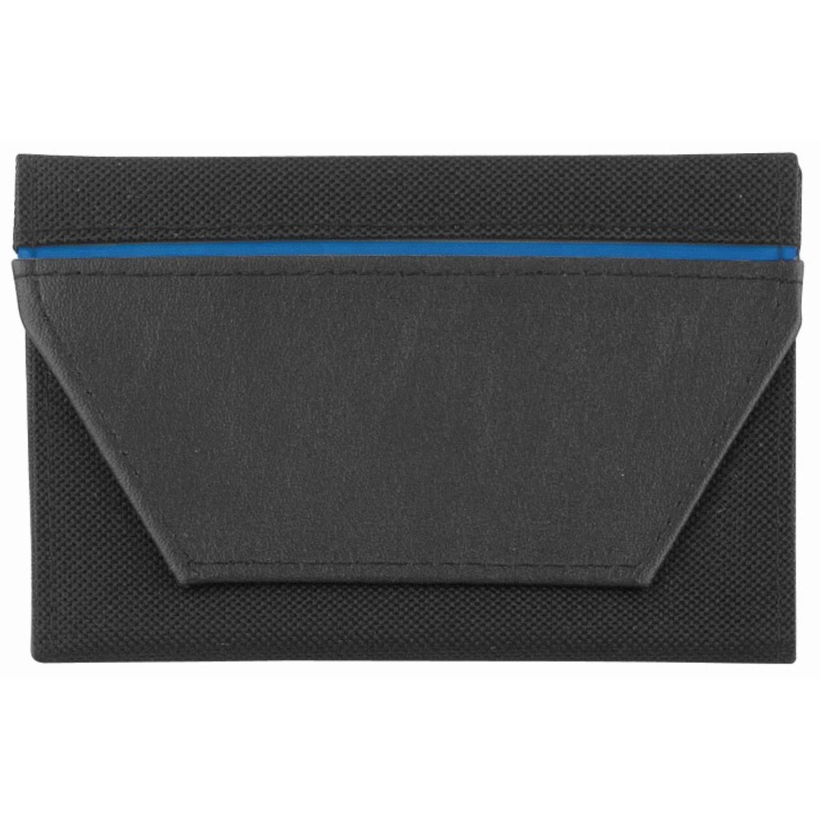 CreativDesign® Ausweistasche ´ColourStripe´ schwarz/blau