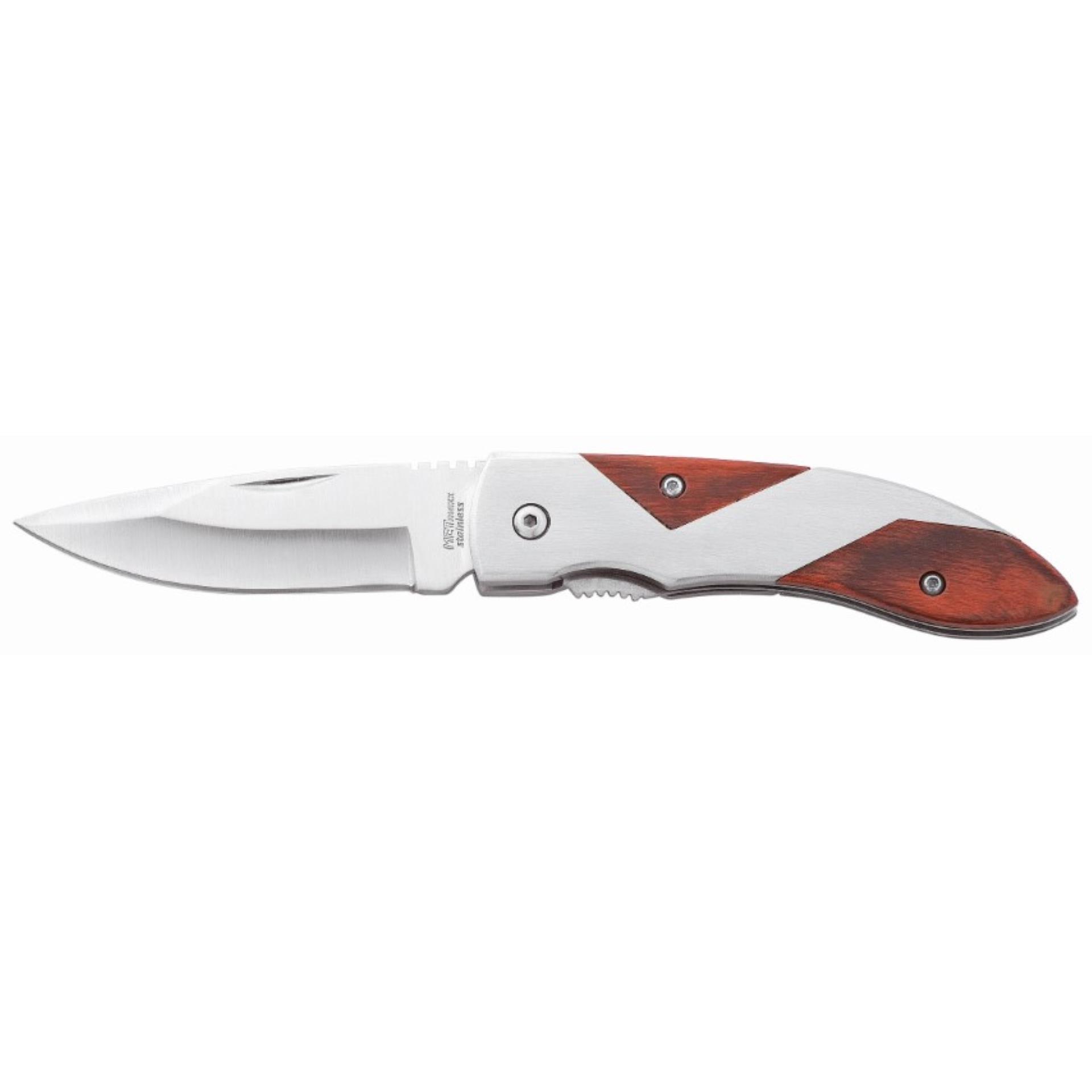 Metmaxx® Outdoormesser ´CrossWood´ silber