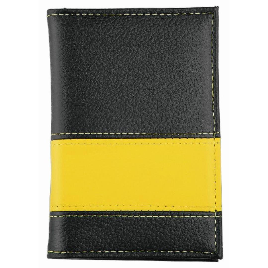 CreativDesign® Ausweistasche ´LookPlus´ schwarz/gelb