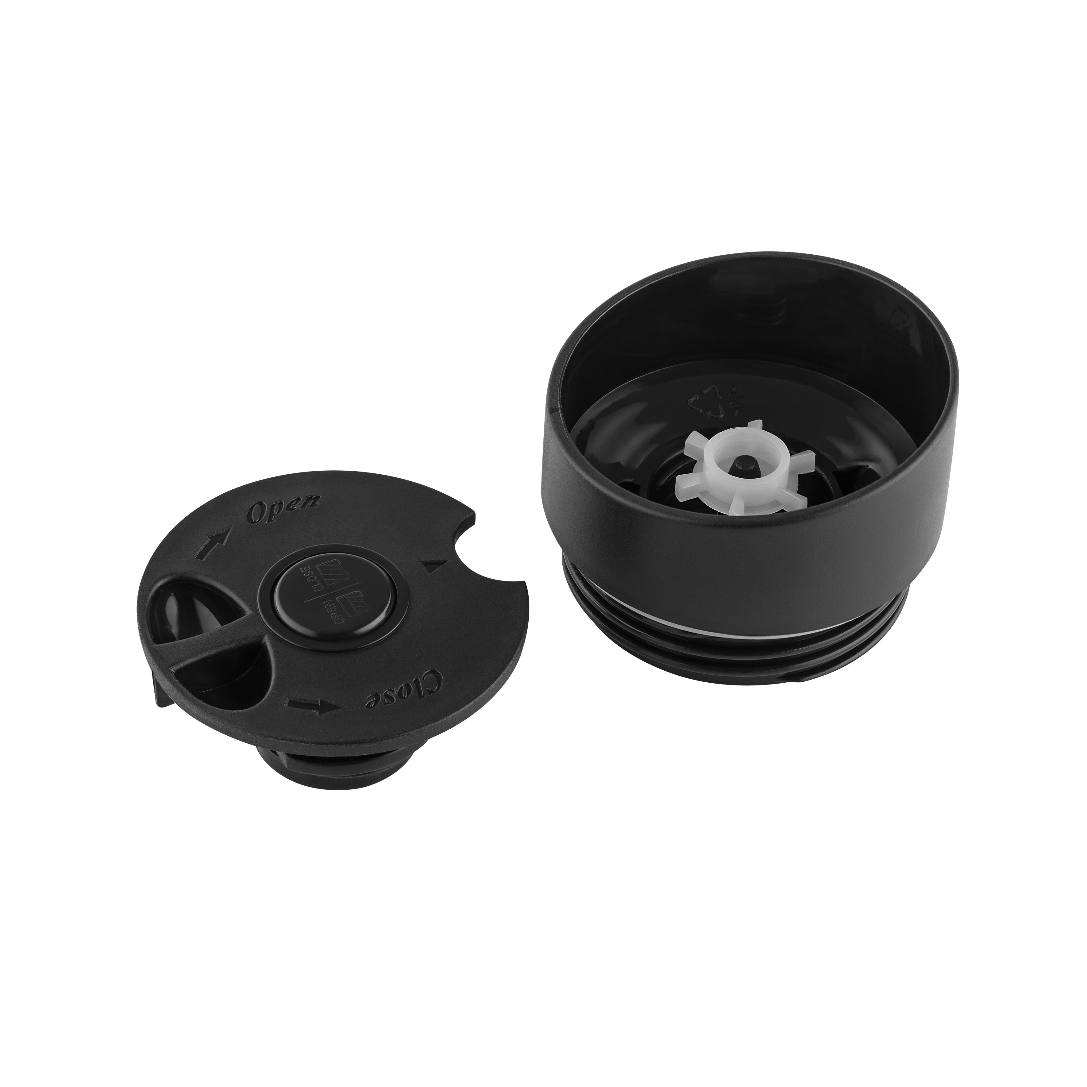 Metmaxx® Thermobecher ´CremaExtensaNero´ schwarz/Ring rot