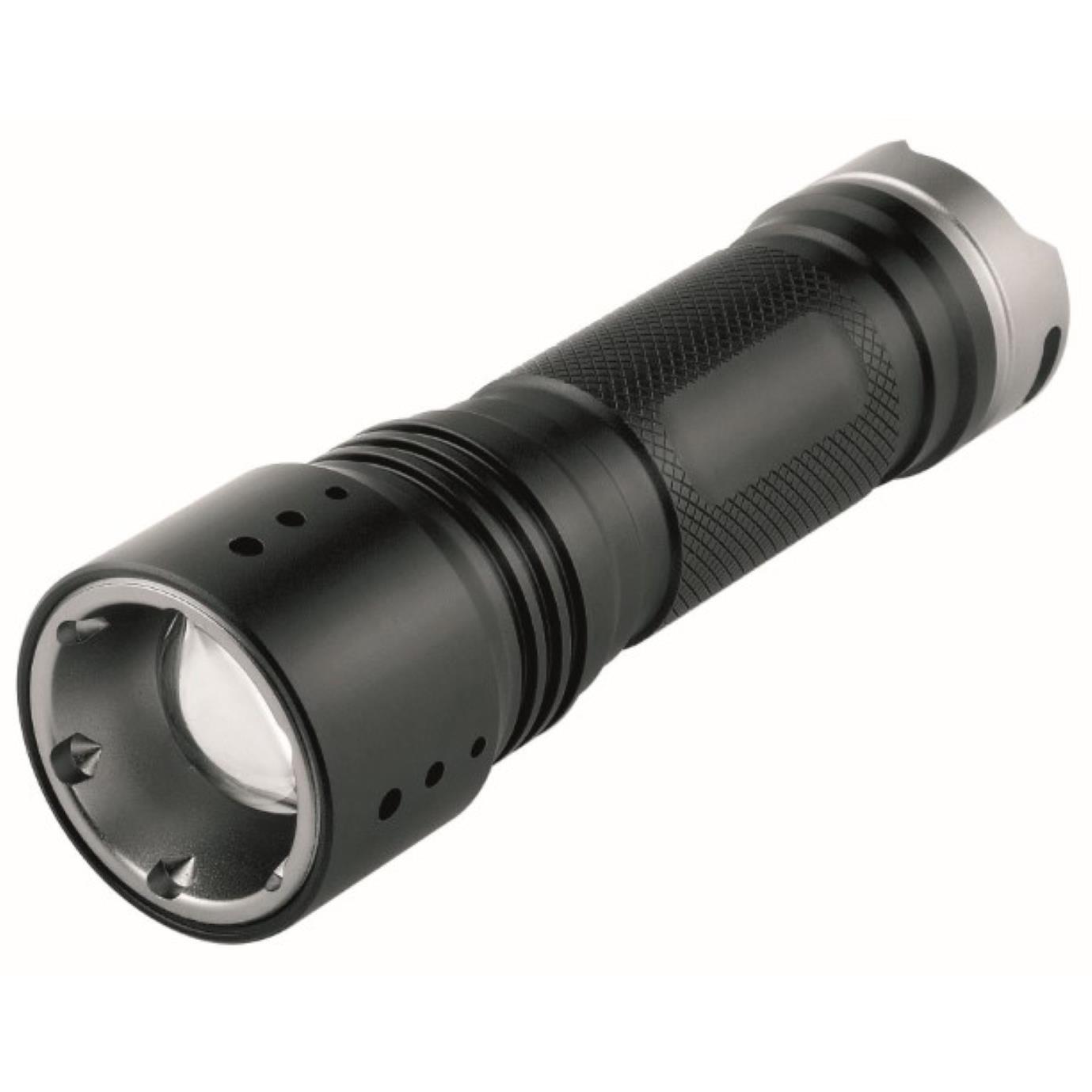 Metmaxx® LED MegaBeam Taschenlampe ´PowerFocus5Watt´ schwarz