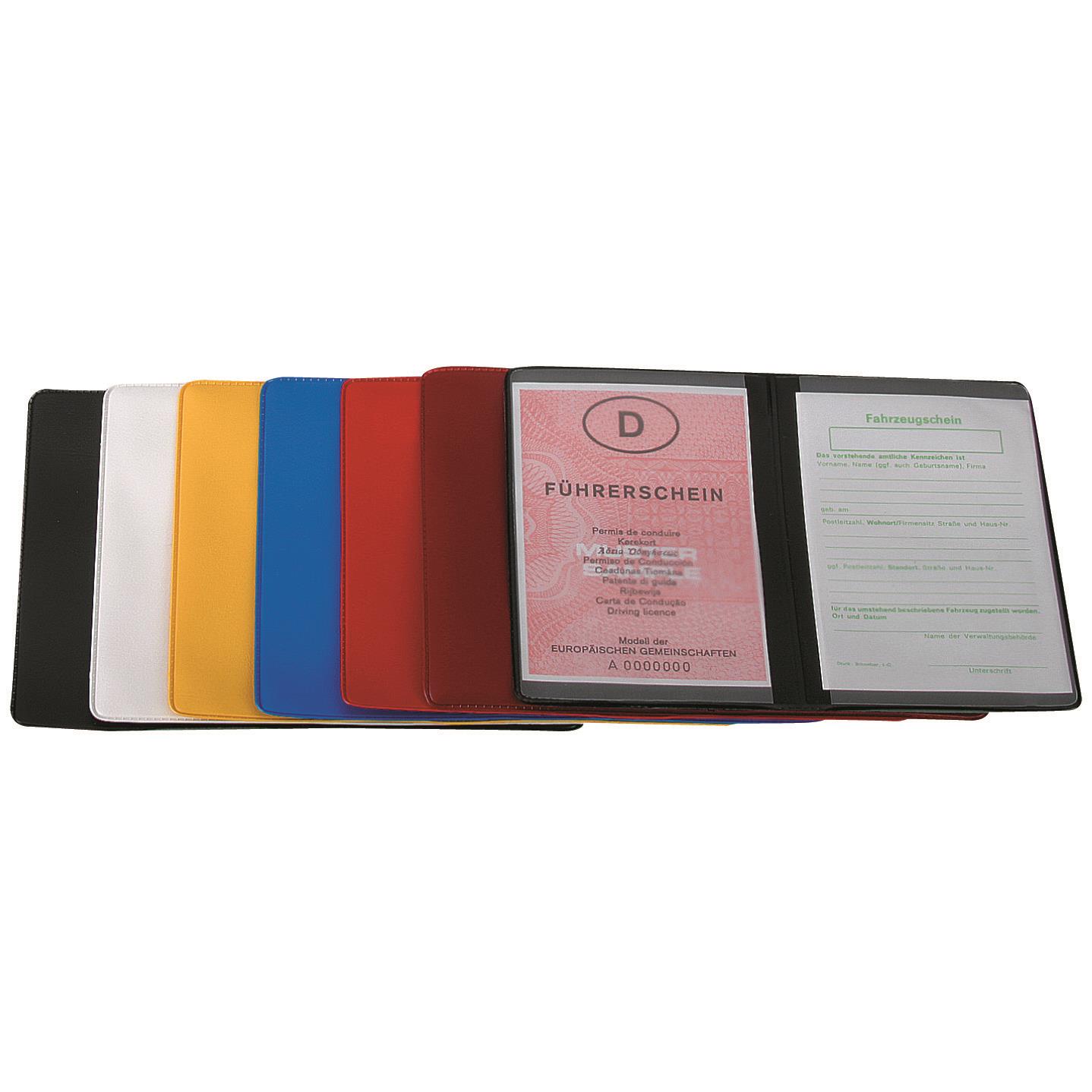 CreativDesign® Ausweistasche ´2-fach´ Normalfolie blau