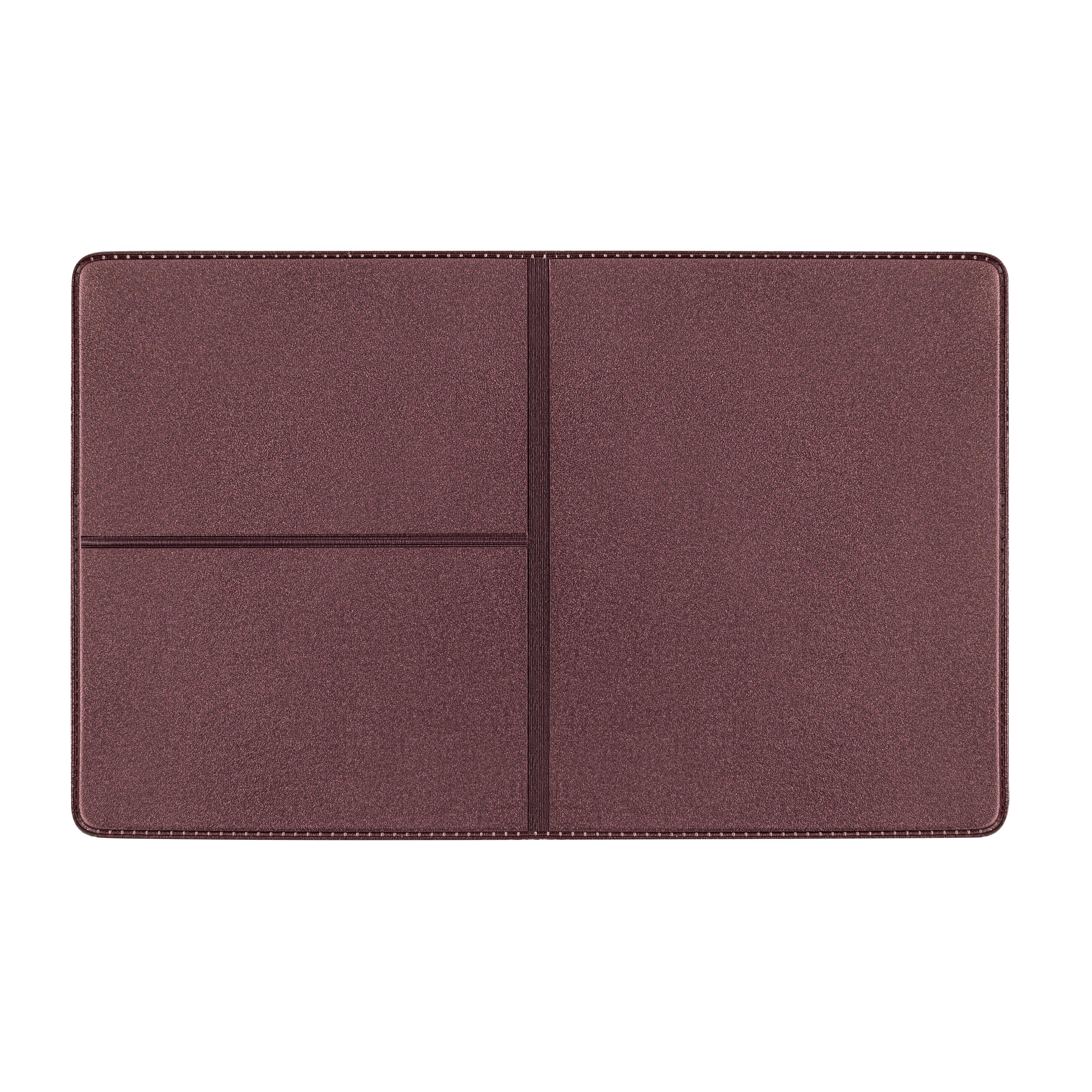 CreativDesign® Ausweistasche ´Euro´ Reflexfolie bordeaux mit Einschub