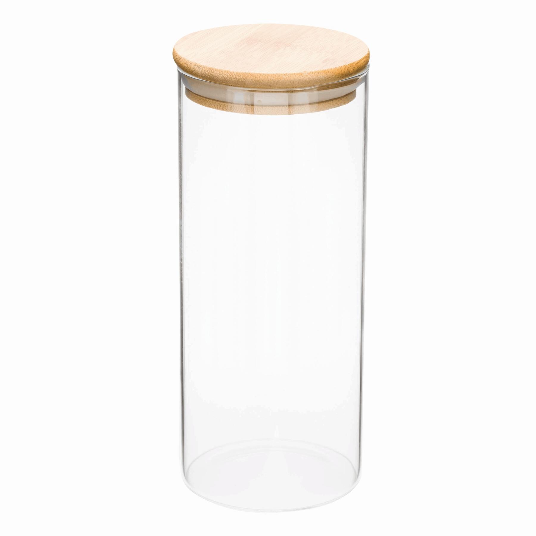 MECOZI STORAGE L - Glas-Vorratsdose, Füllmenge ca. 850 ml