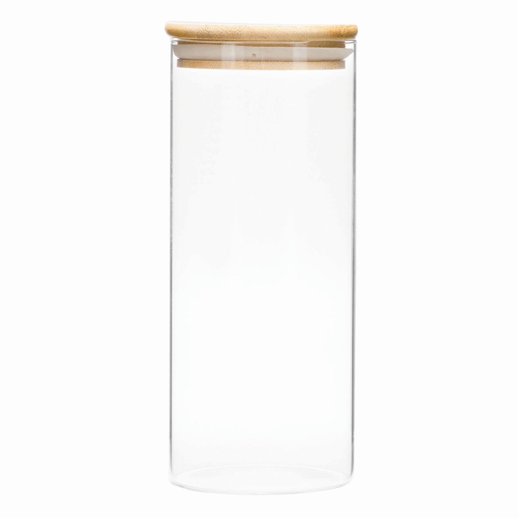MECOZI STORAGE L - Glas-Vorratsdose, Füllmenge ca. 850 ml