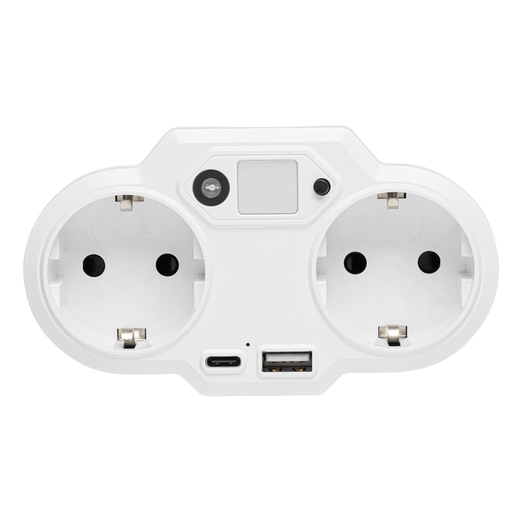 ENDLESS POWER NIGHT - USB-Steckernetzteil mit Nachtlicht