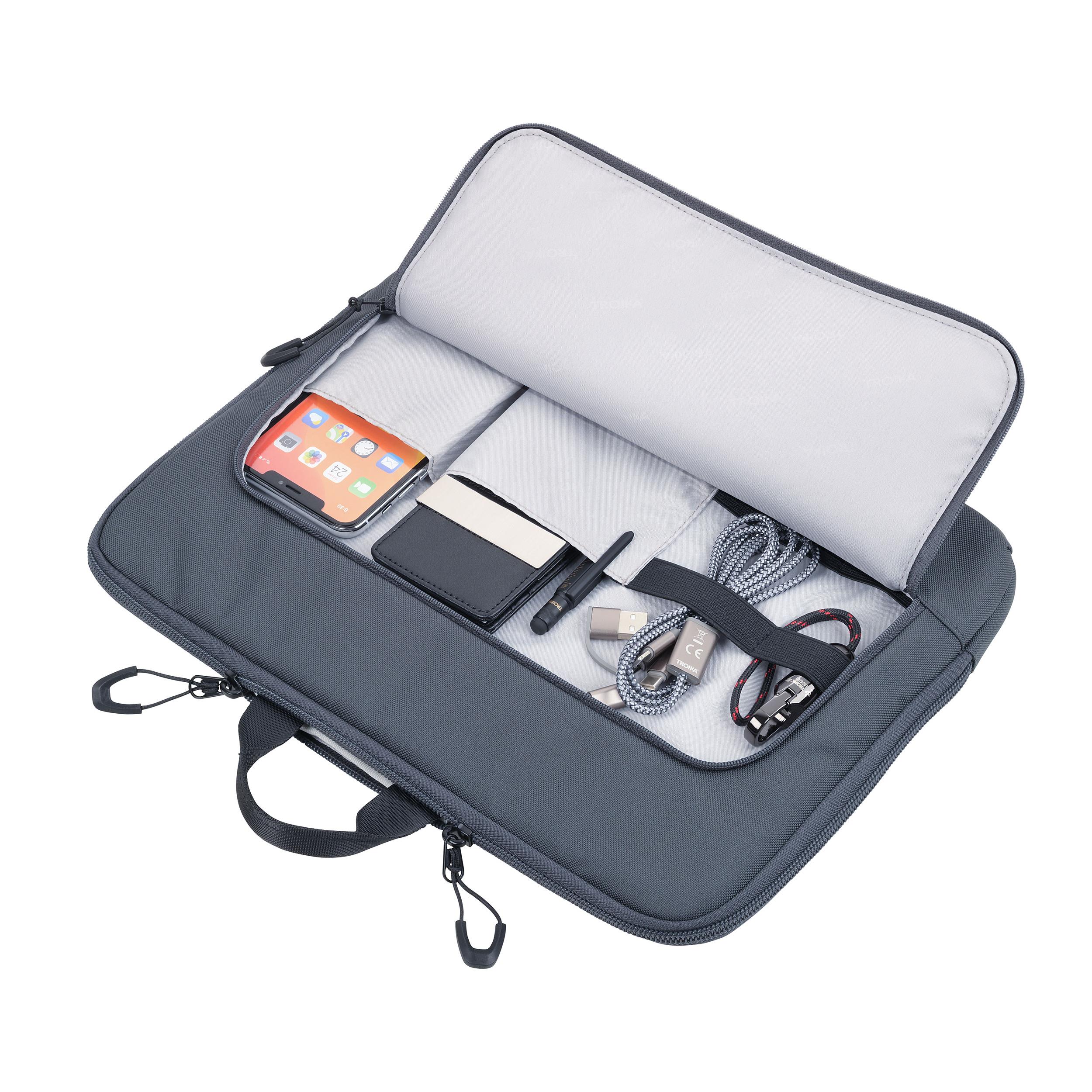 TROIKA Laptoptasche BLUE CYCLE CARRY 2