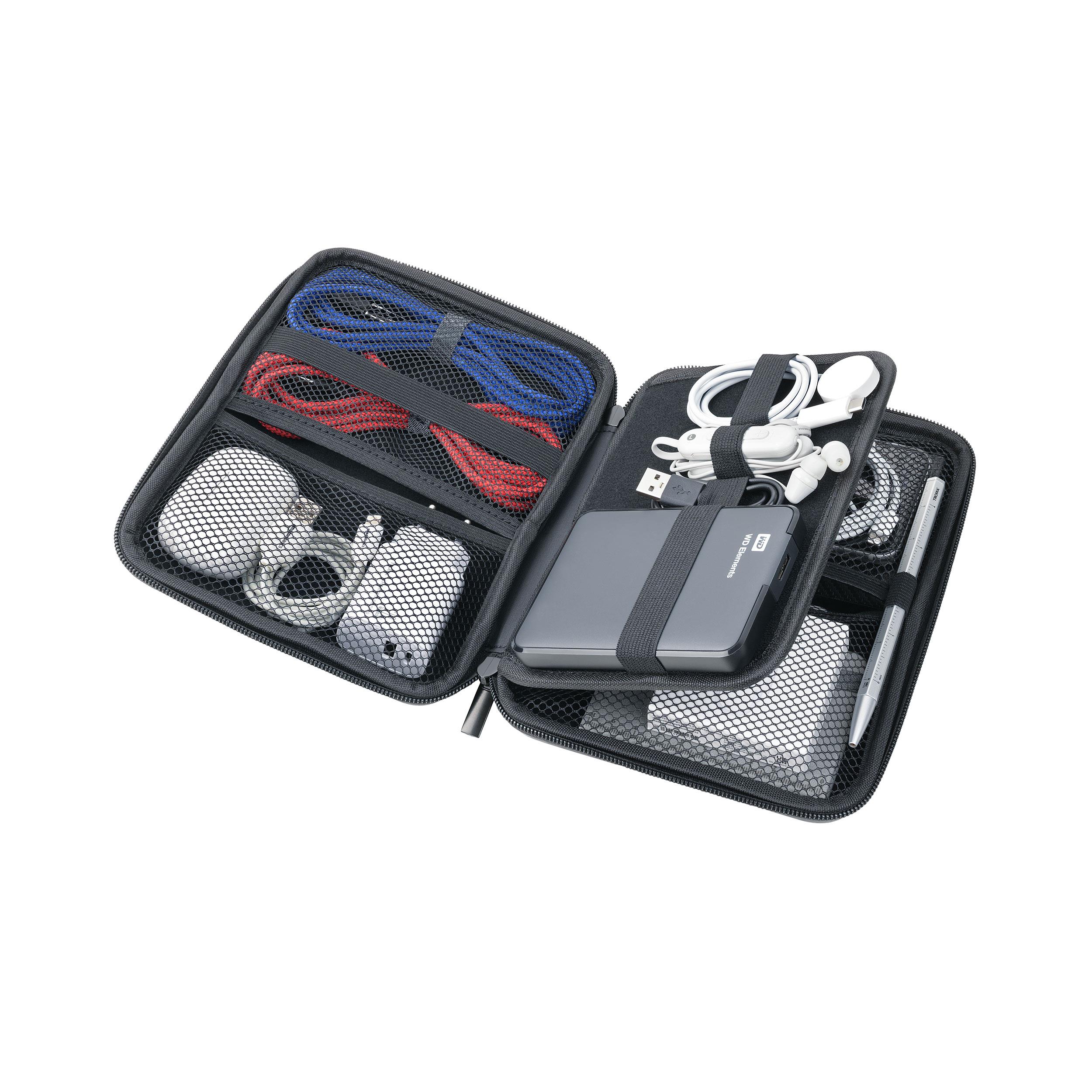 TROIKA Organizer-Etui TRAVEL CASE CARBON