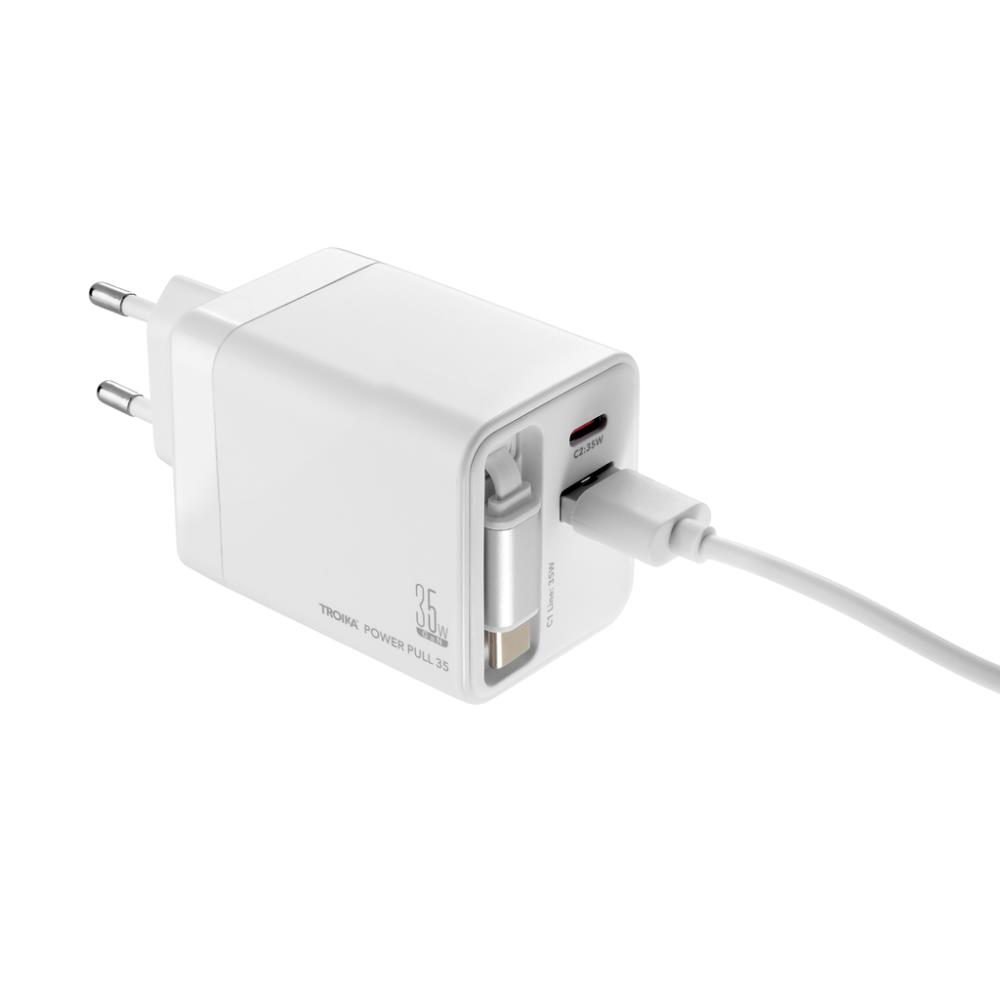 TROIKA Ladestecker POWER PULL 35