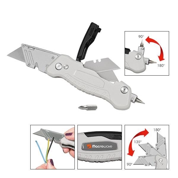 Trapezklingen-Klappmesser ´Solid Screw Cut´
