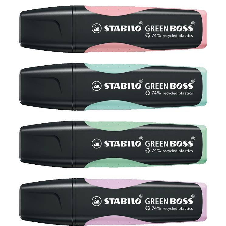 STABILO GREEN BOSS Pastel Leuchtmarkierer