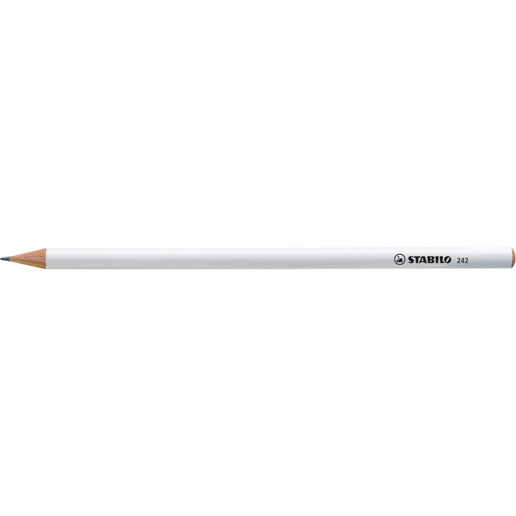 STABILO Grafitstift weiß