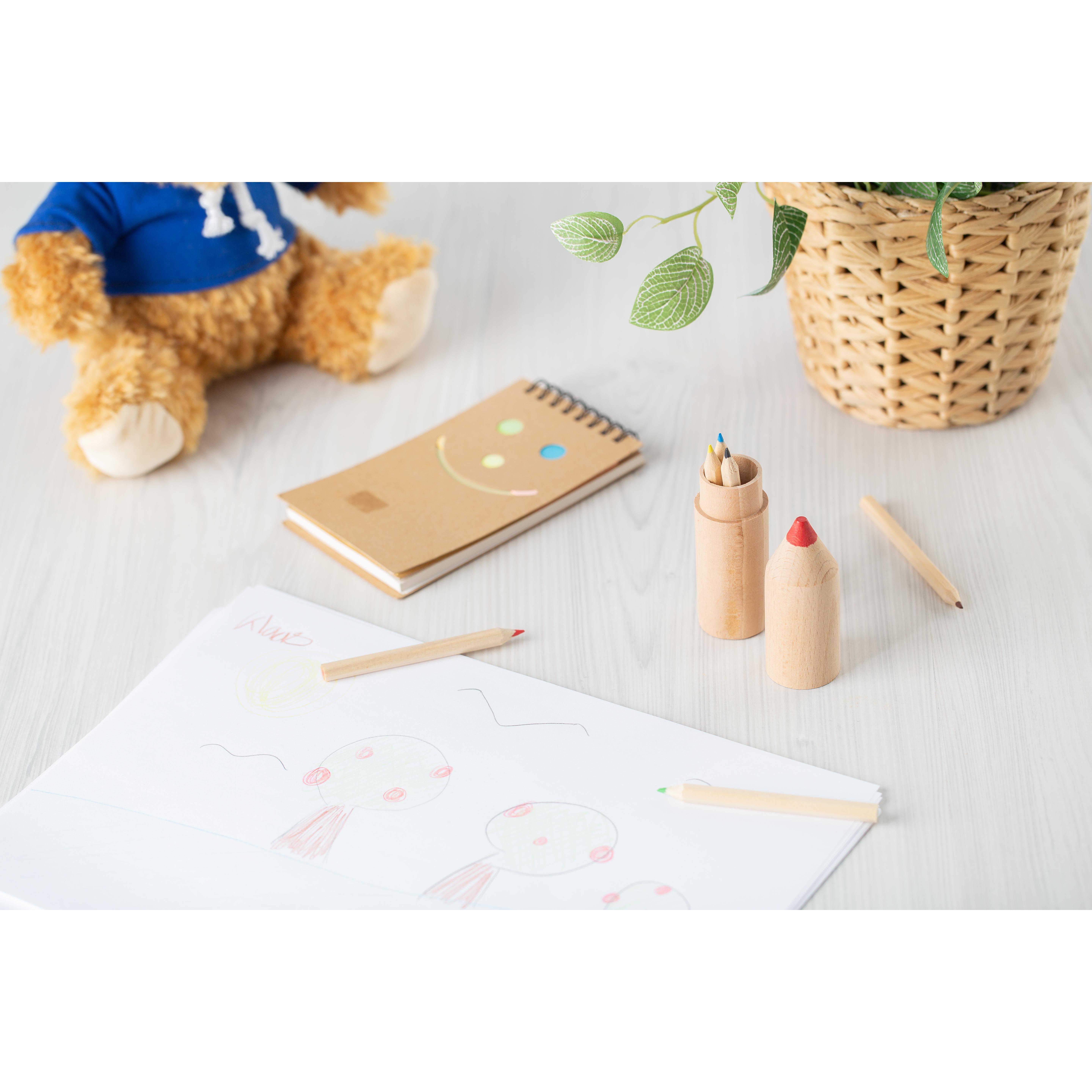 Buntstift-Set Francis | Holzhalter | 6 Stifte
