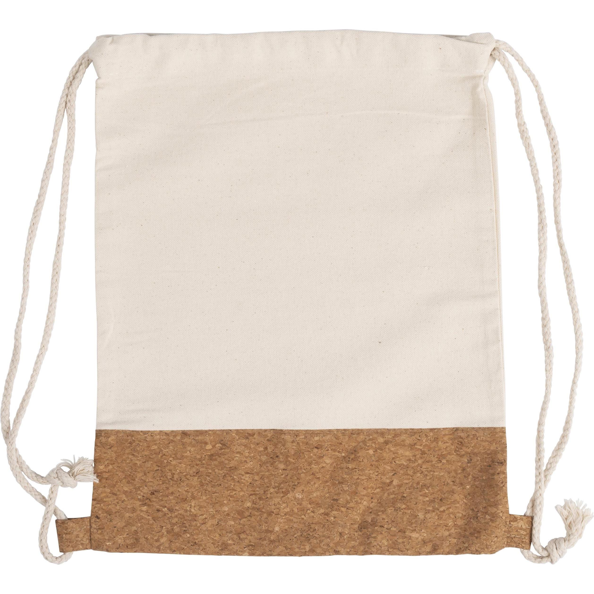 Rucksack Tianna | Baumwolle 250 g/m² | Kork | 1,2 l