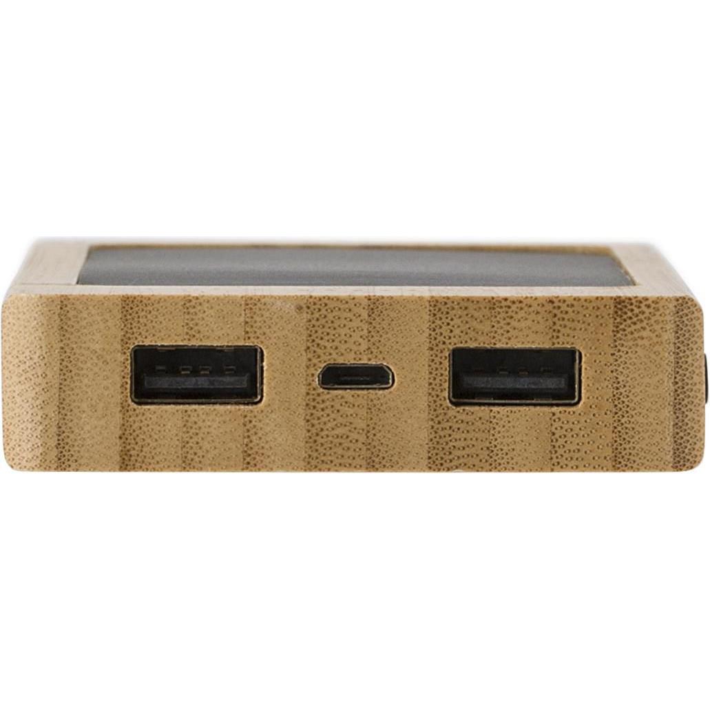 Powerbank Joan | Bambus | Solar | 8000 mAh