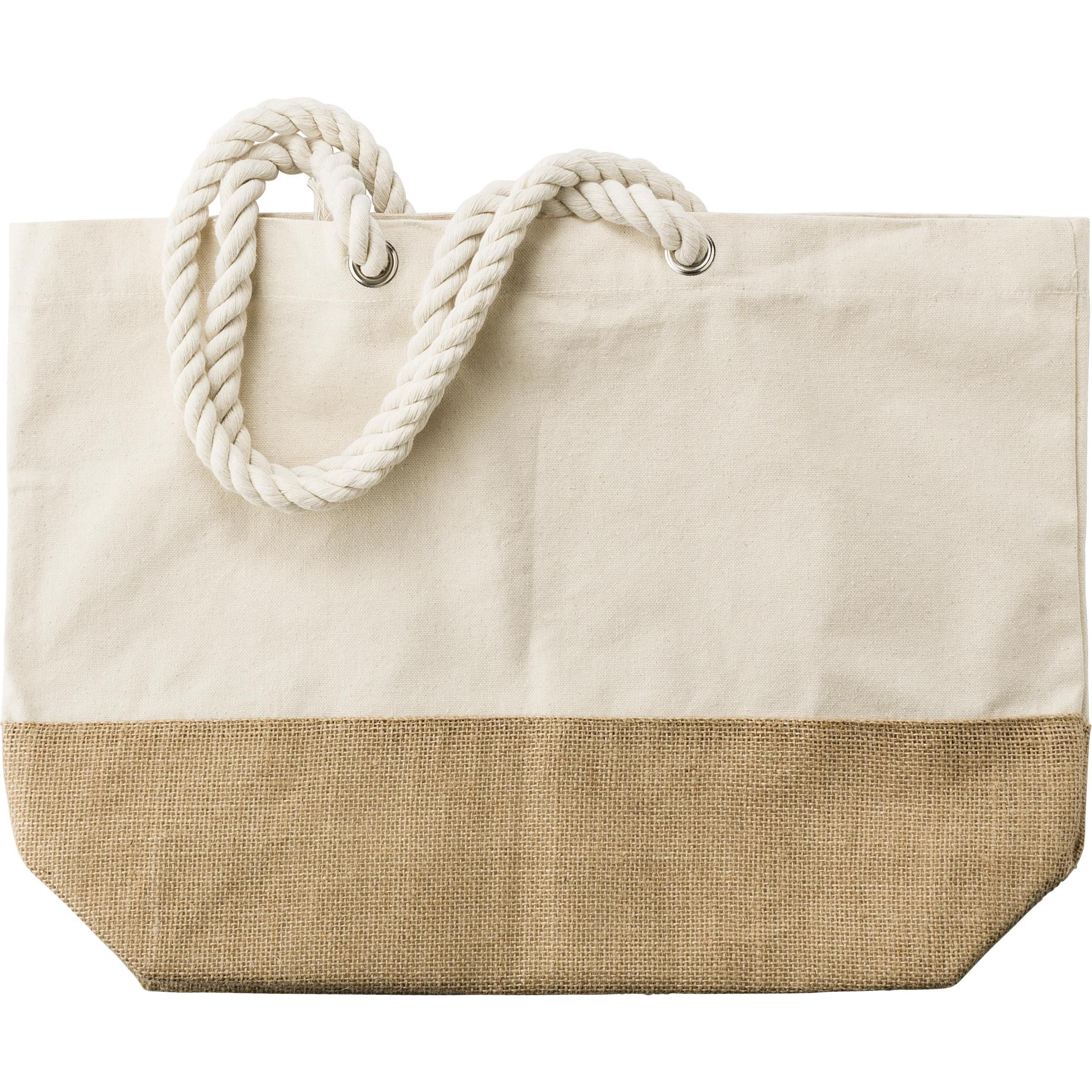 Einkaufstasche Diego | Baumwolle 280 g/m² | Juteboden