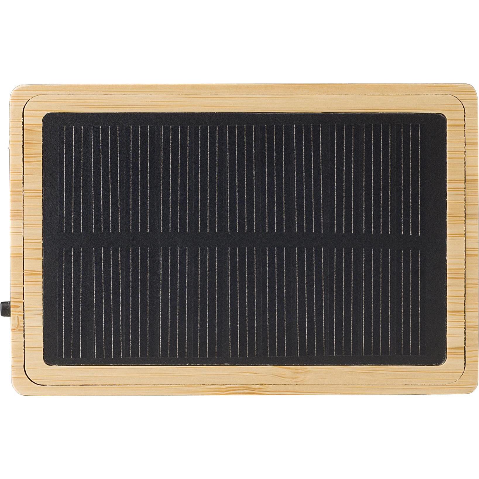 Kabelloser Lautsprecher Fox | Bambus | Solar