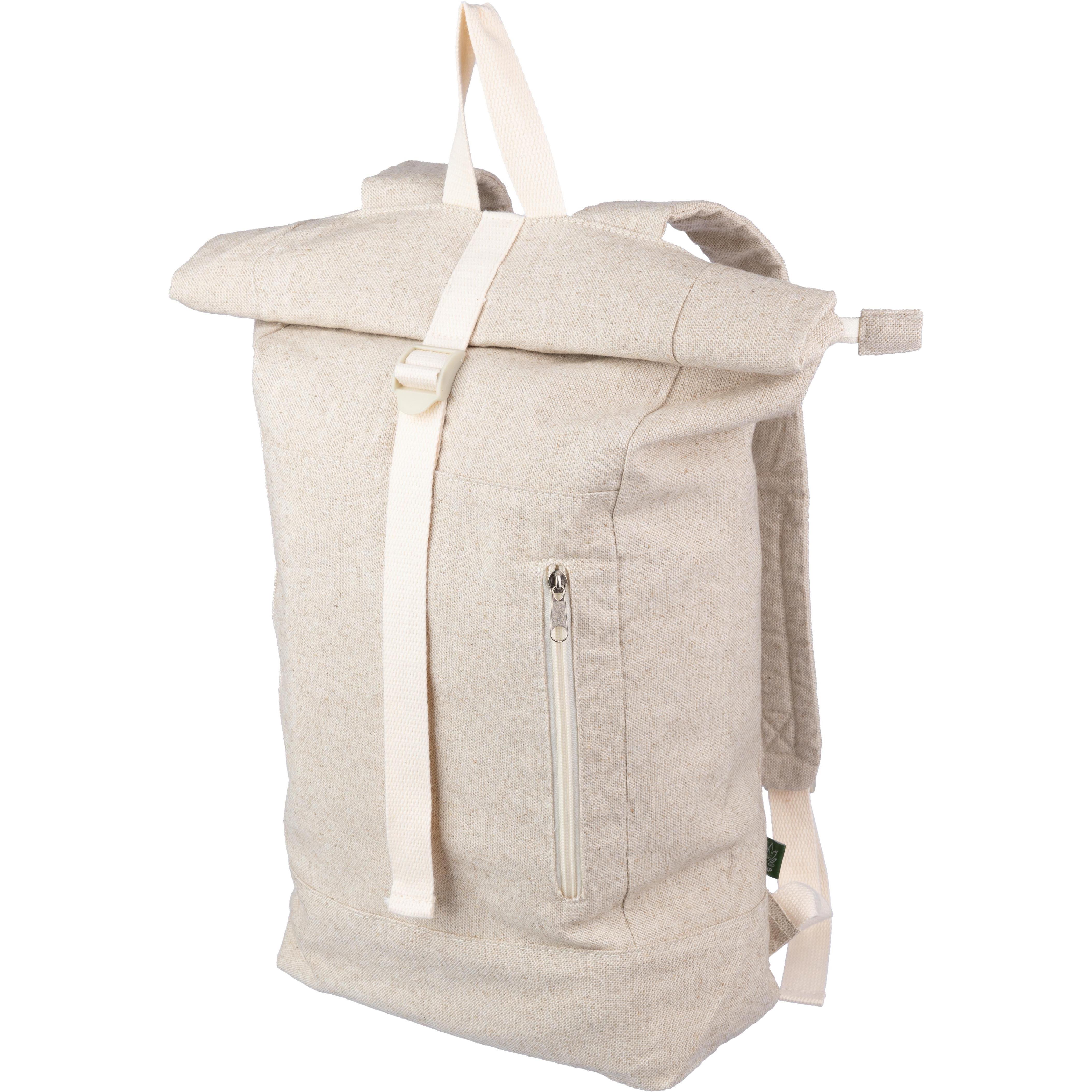 Hanf (280 gr/m2) Rolltop Rucksack Margarete