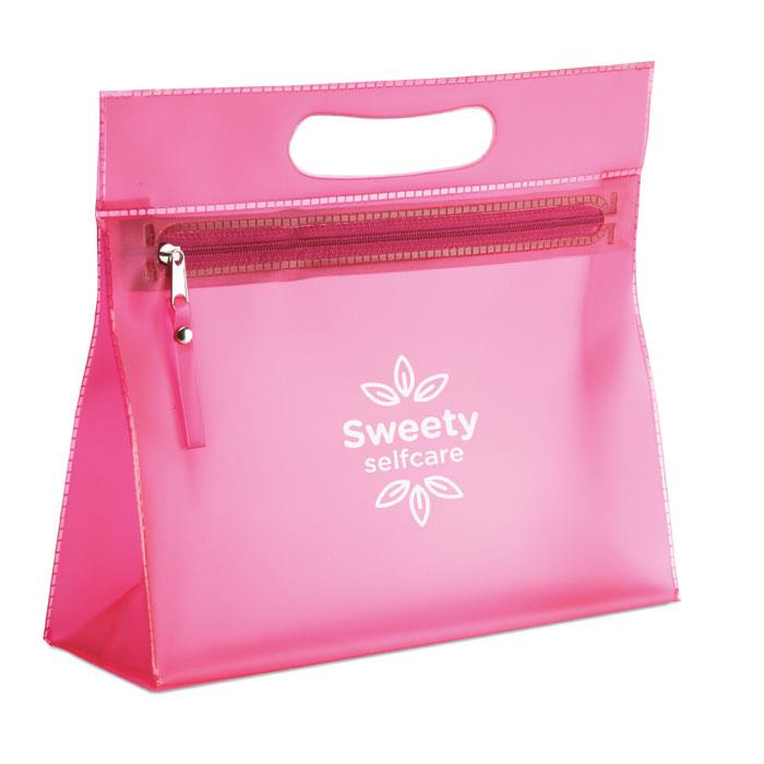 Transparente Kosmetiktasche