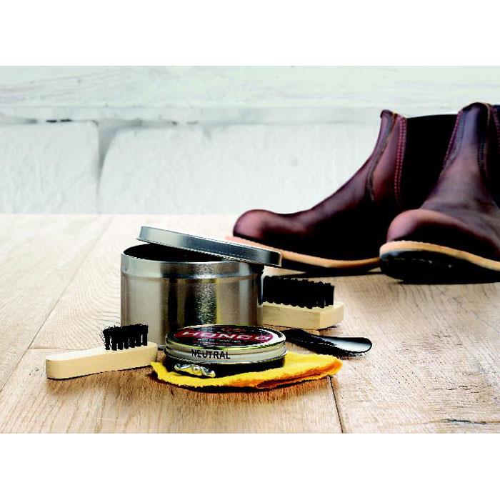 Schuhputzset in Geschenkdose