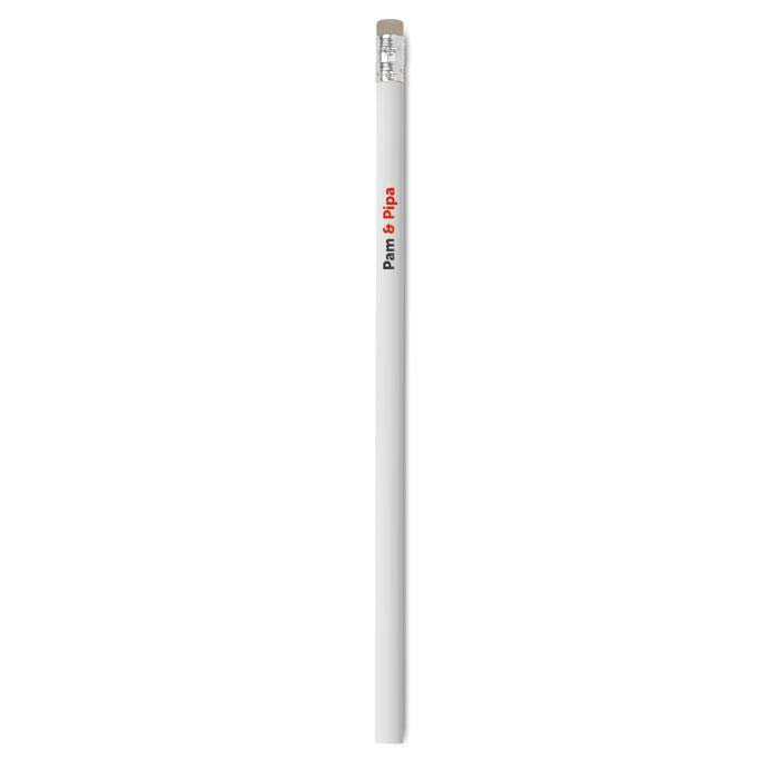 Bleistift mit Radiergummi