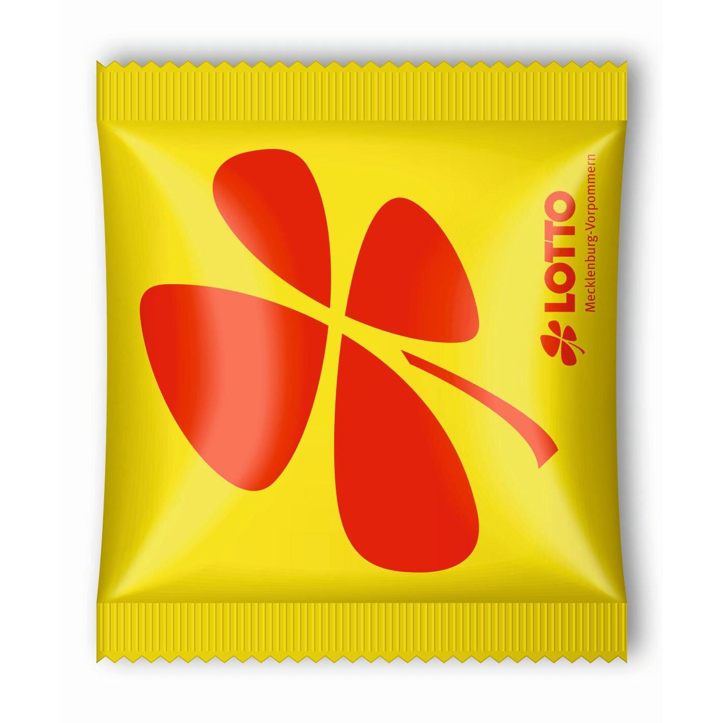 Fruchtgummi-Sonderform im 20 g Werbebeutel - 4c-Digitaldruck