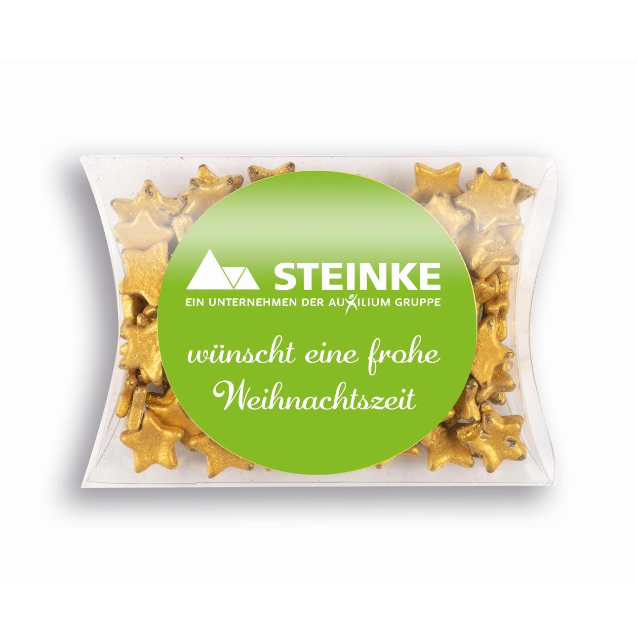 Schoko-Linsen VEGAN im Süßen Kissen mit Etikett