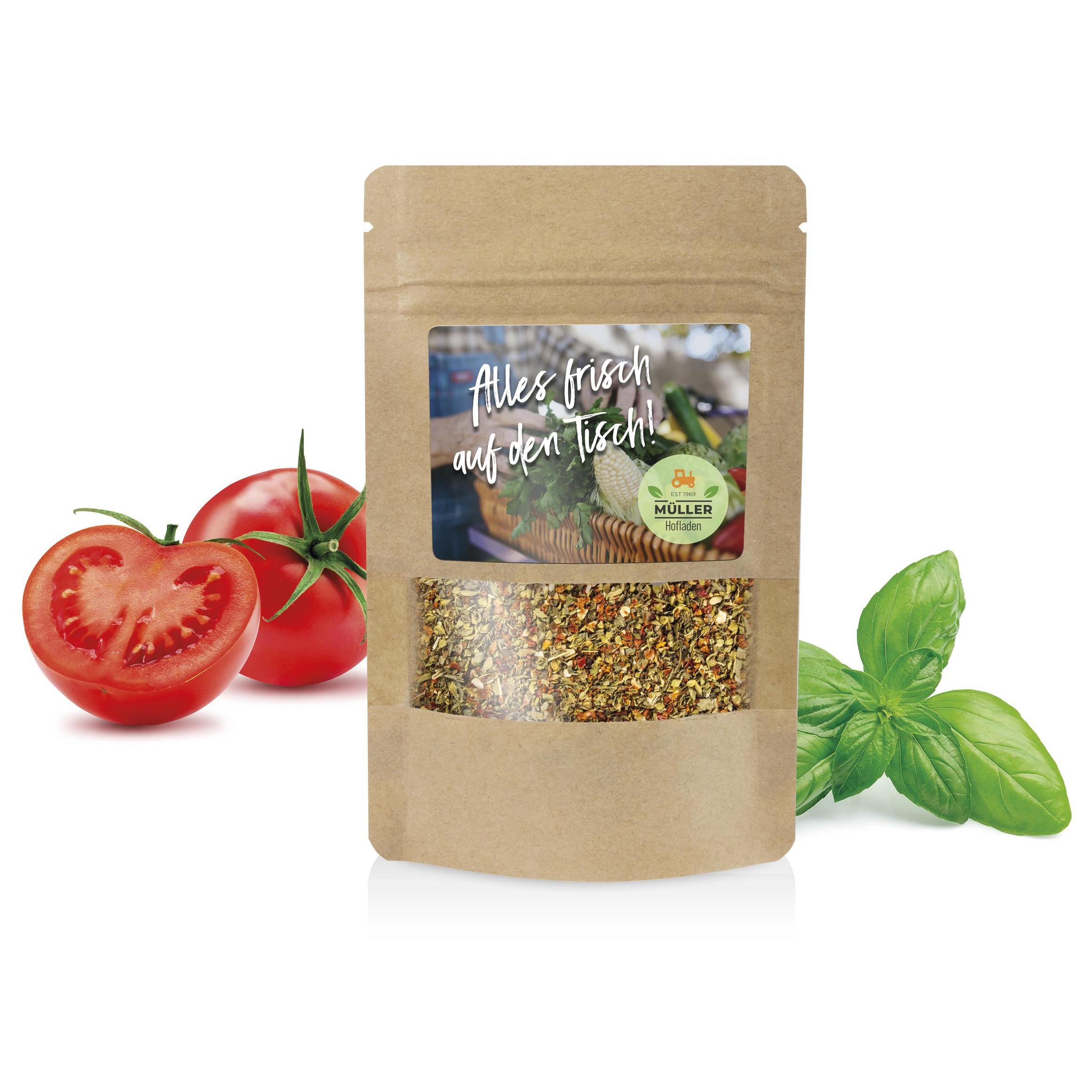 ZIP Tasche mit Gewürzen & süßem Topping