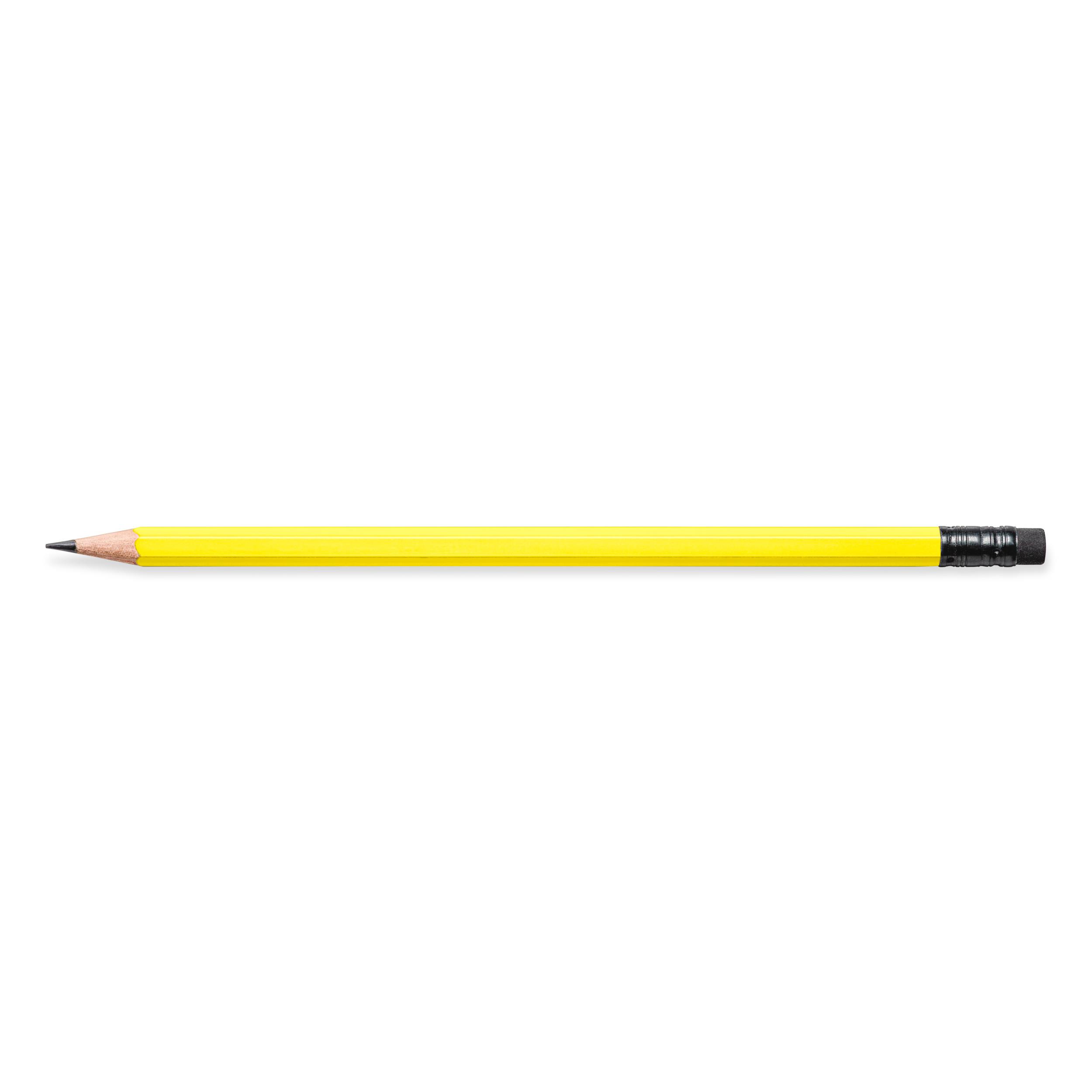 STAEDTLER Bleistift hexagonal, mit Radiertip