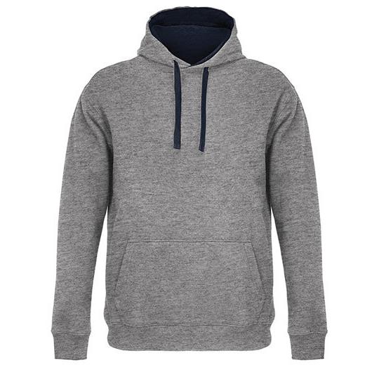 Grey Melange French Navy