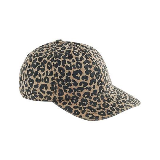 Leopard Print 6 Panel Cap